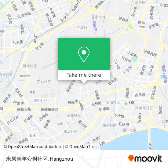 米果青年众创社区 map