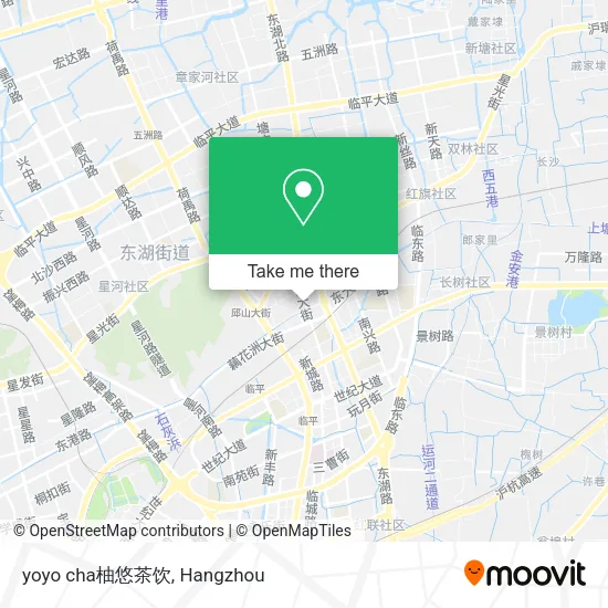 yoyo cha柚悠茶饮 map