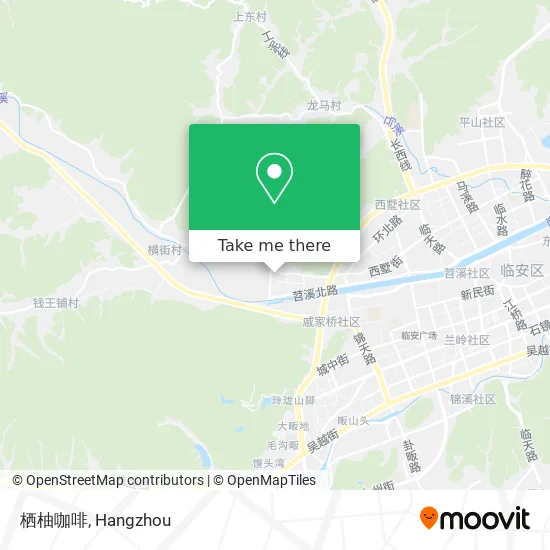 栖柚咖啡 map