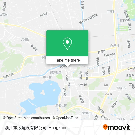 浙江东欣建设有限公司 map