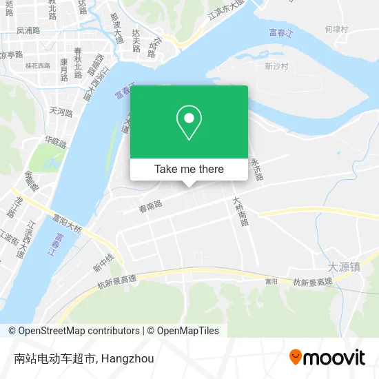 南站电动车超市 map