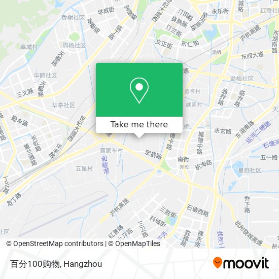 百分100购物 map
