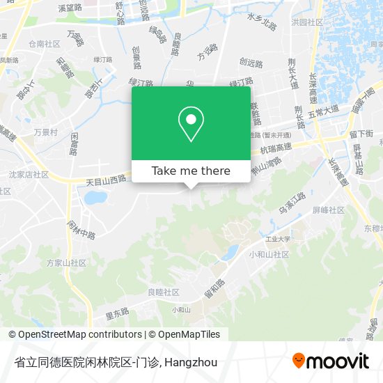 省立同德医院闲林院区-门诊 map
