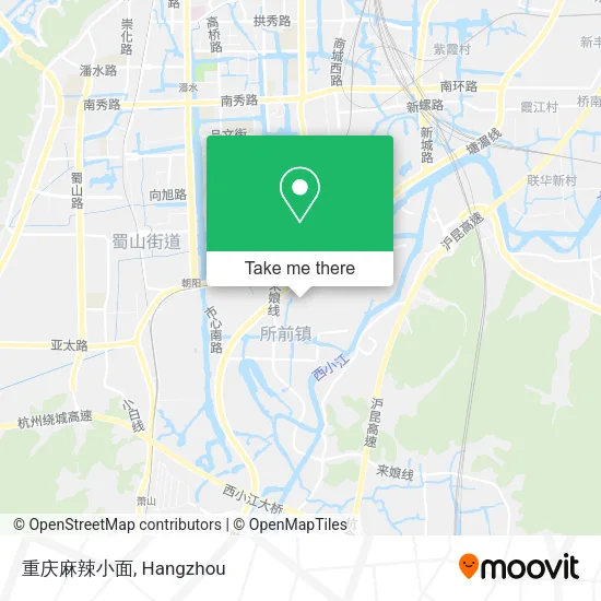 重庆麻辣小面 map