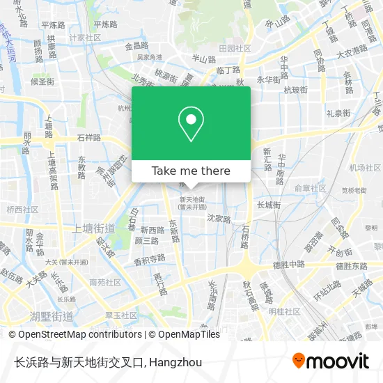 长浜路与新天地街交叉口 map