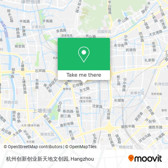 杭州创新创业新天地文创园 map
