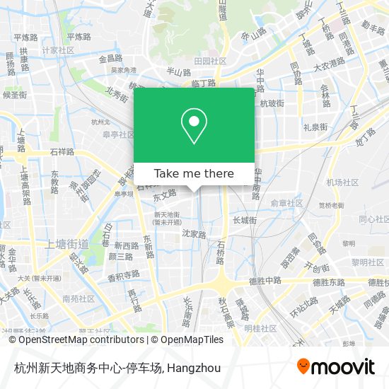 杭州新天地商务中心-停车场 map