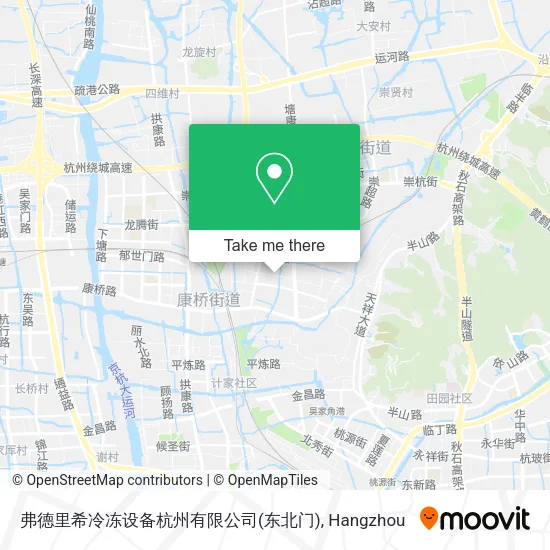 弗德里希冷冻设备杭州有限公司(东北门) map