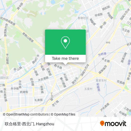 联合格里-西北门 map
