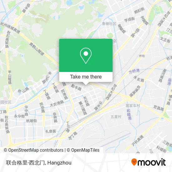 联合格里-西北门 map