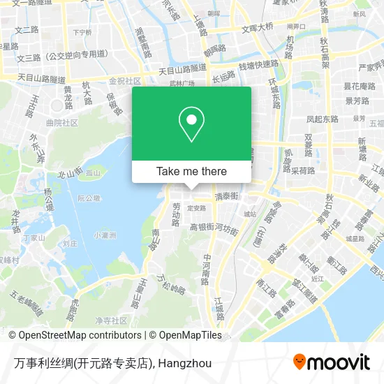 万事利丝绸(开元路专卖店) map