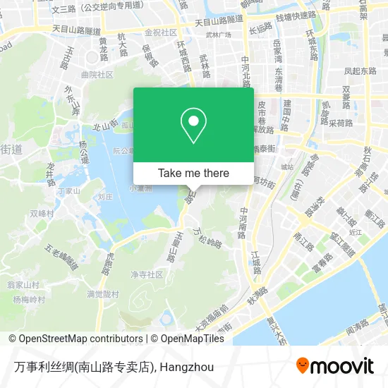 万事利丝绸(南山路专卖店) map