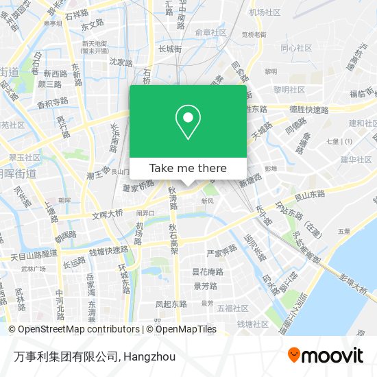 万事利集团有限公司 map
