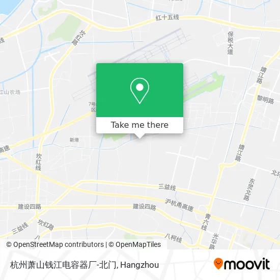 杭州萧山钱江电容器厂-北门 map