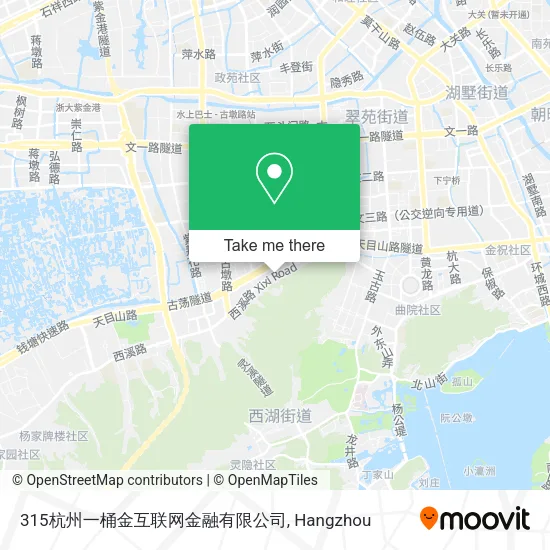 315杭州一桶金互联网金融有限公司 map