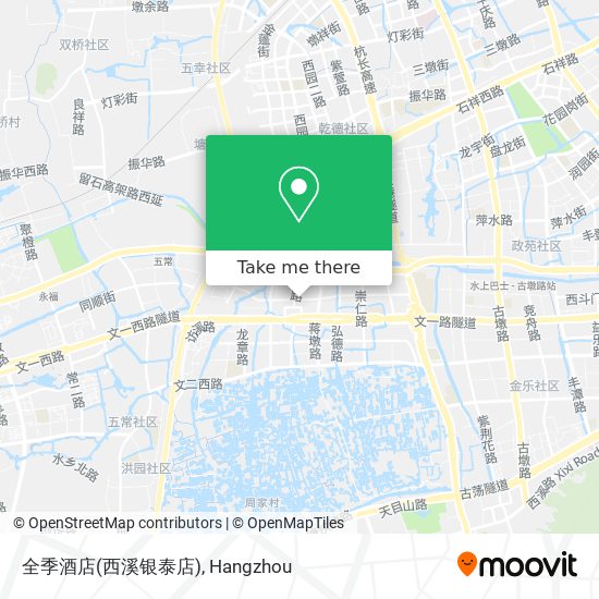 全季酒店(西溪银泰店) map