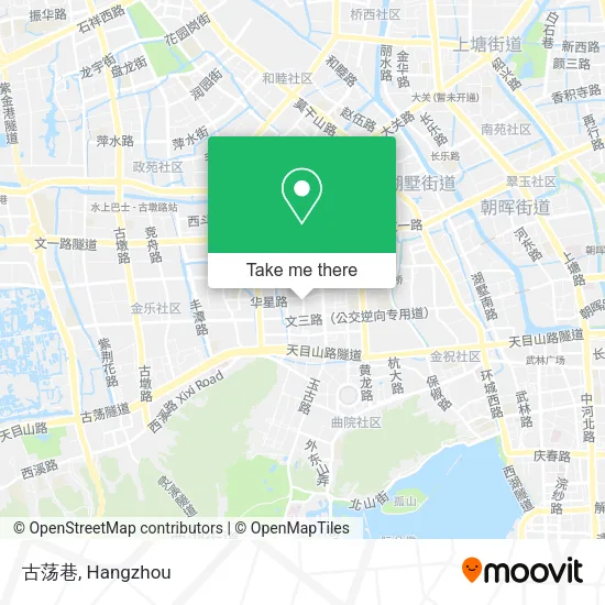 古荡巷 map