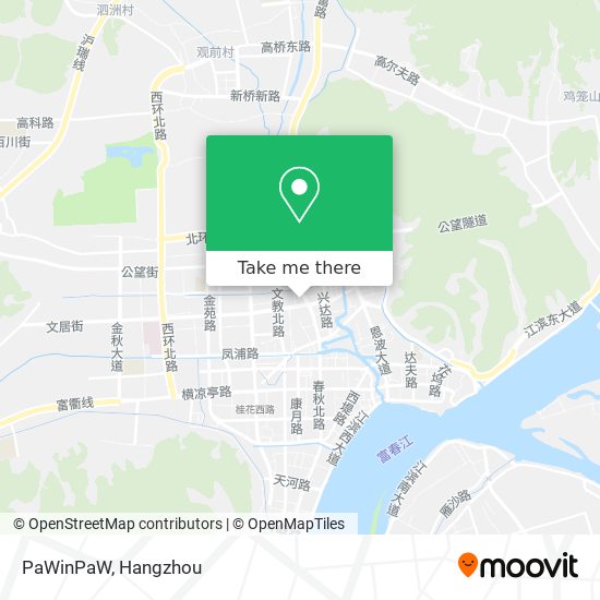 PaWinPaW map