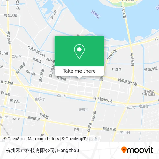 杭州禾声科技有限公司 map