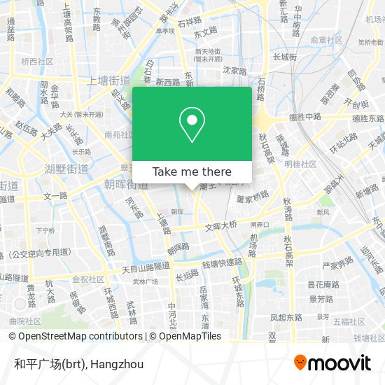 和平广场(brt) map