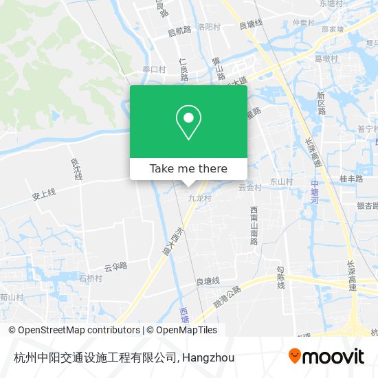 杭州中阳交通设施工程有限公司 map