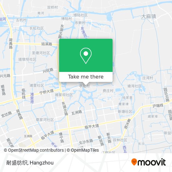 耐盛纺织 map