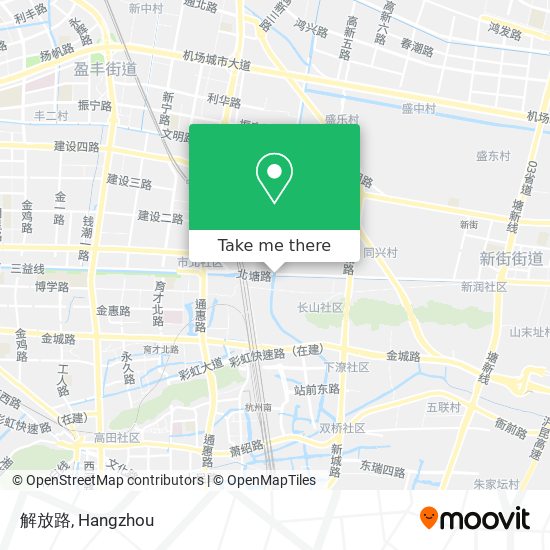 解放路 map