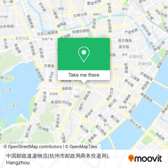 中国邮政速递物流(杭州市邮政局商务投递局) map