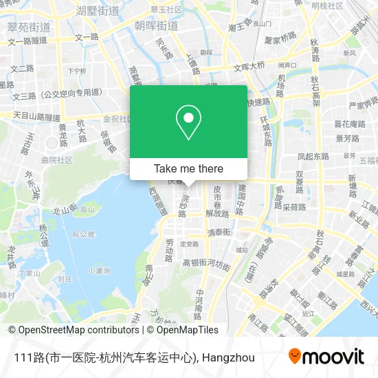 111路(市一医院-杭州汽车客运中心) map