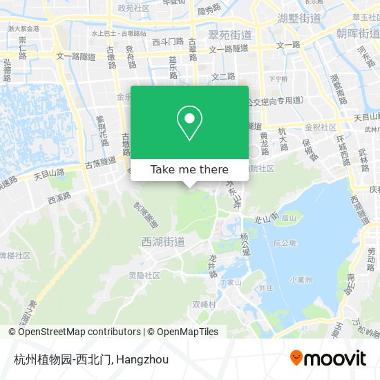 杭州植物园-西北门 map