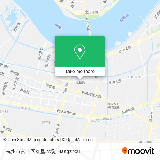 杭州市萧山区红垦农场 map