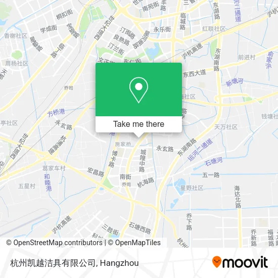 杭州凯越洁具有限公司 map