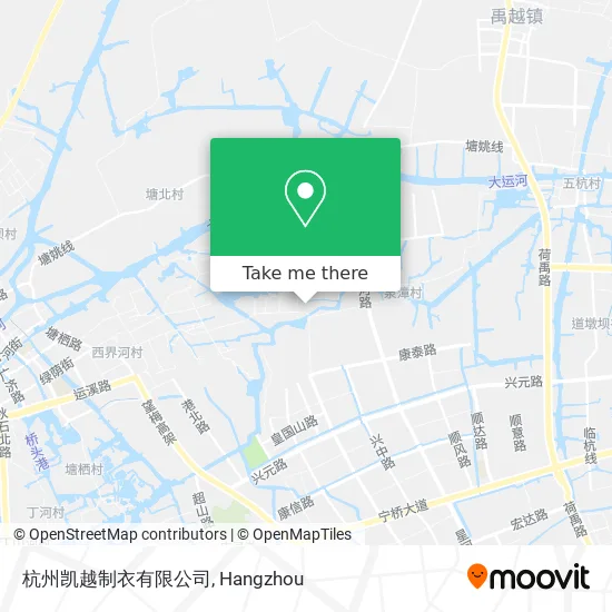 杭州凯越制衣有限公司 map
