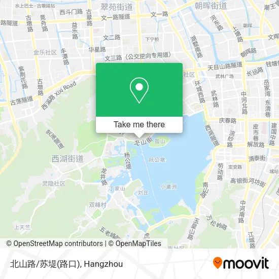 北山路/苏堤(路口) map