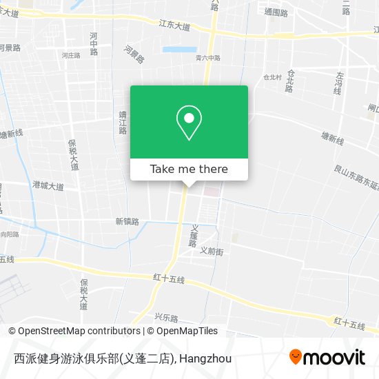 西派健身游泳俱乐部(义蓬二店) map