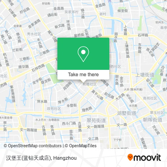 汉堡王(蓝钻天成店) map