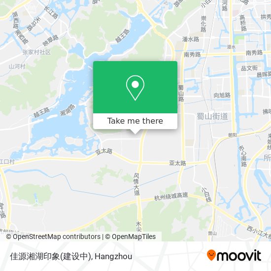 佳源湘湖印象(建设中) map