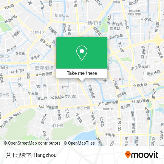 莫干理发室 map