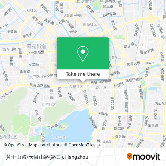 莫干山路/天目山路(路口) map