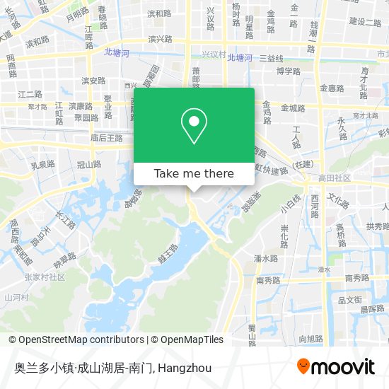 奥兰多小镇·成山湖居-南门 map