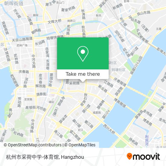 杭州市采荷中学-体育馆 map