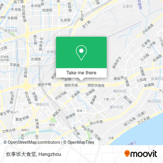 炊事班大食堂 map