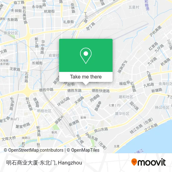 明石商业大厦-东北门 map