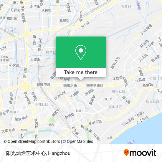 阳光灿烂艺术中心 map