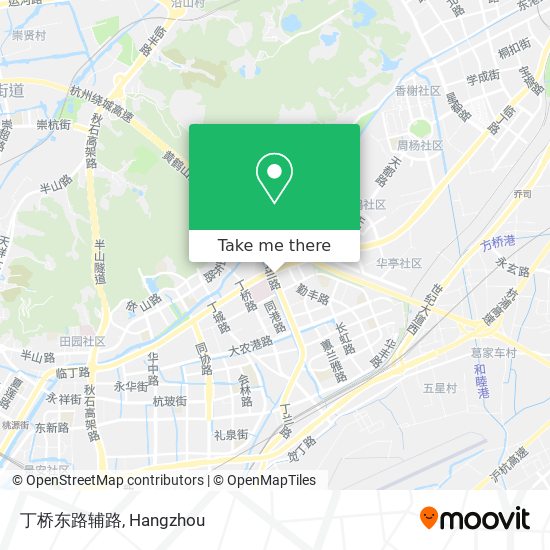 丁桥东路辅路 map