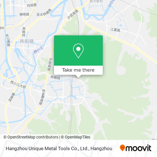 Hangzhou Unique Metal Tools Co., Ltd. map