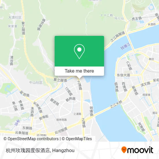 杭州玫瑰园度假酒店 map