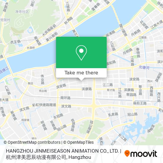 HANGZHOU JINMEISEASON ANIMATION CO., LTD. | 杭州津美思辰动漫有限公司 map