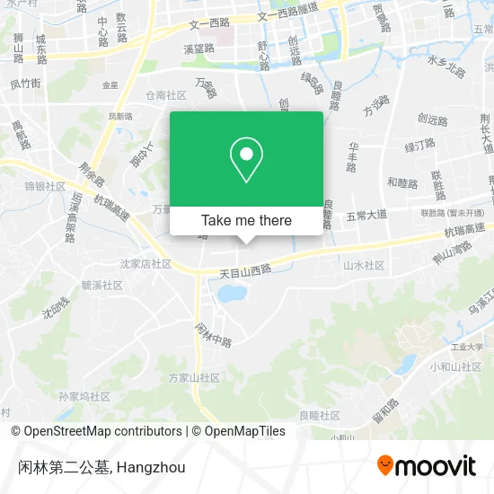 闲林第二公墓 map