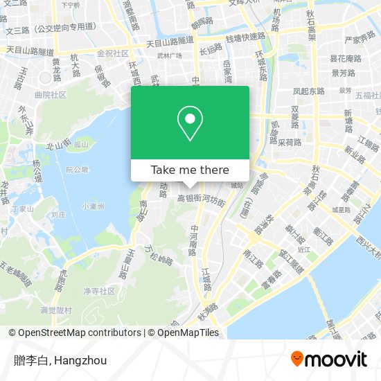 贈李白 map